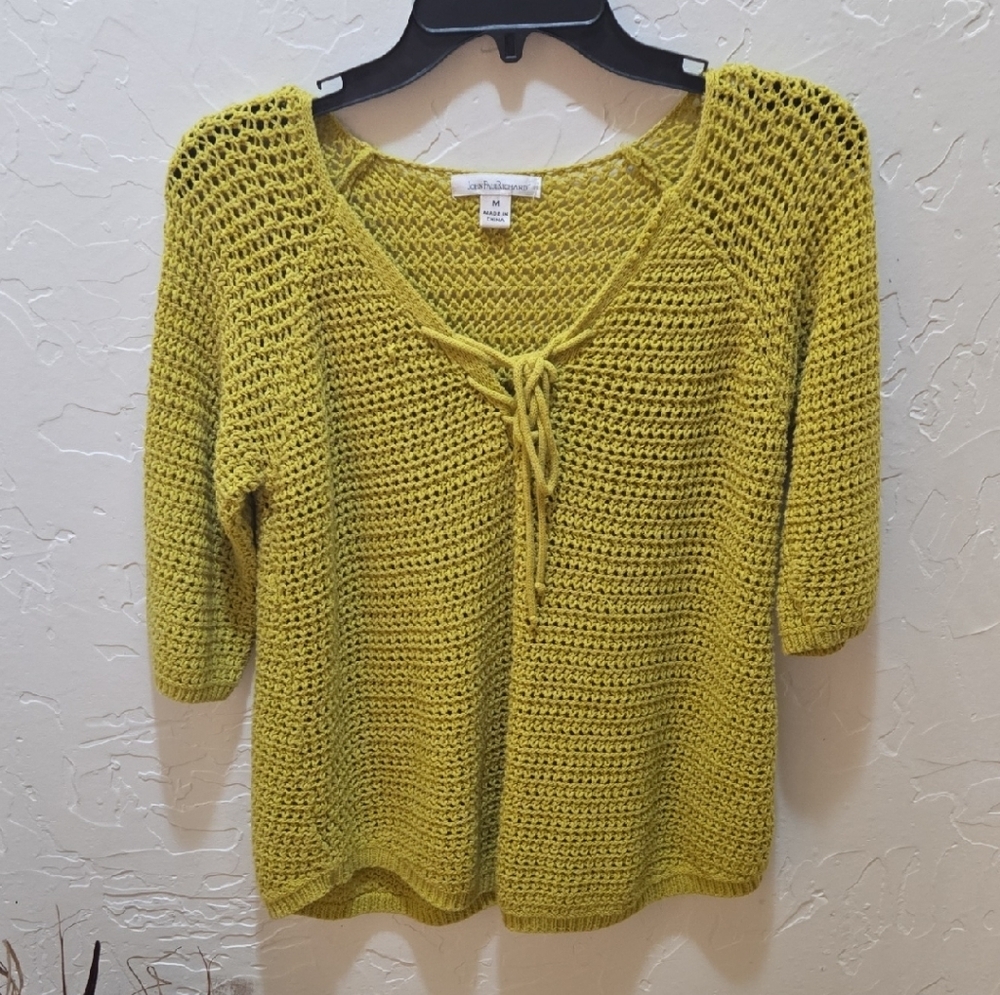 JohnPaulRichard Mustard Knit Top